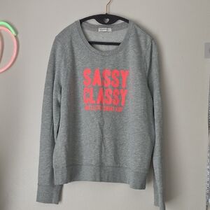 Aeropostale Gray Sassy Classy Women's Sweater